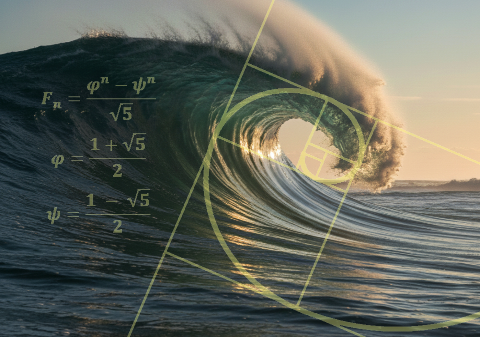 Wave with color overlay