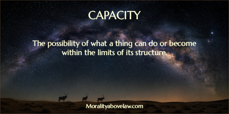 Capacity